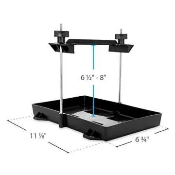 Camco Camper/RV Standard Battery Hold-Down Tray | Holds 24/24M Automotive Batteries | Fits Batteries Up to 11 1/8" L x 6 ¾" W x 8" H (55394)
