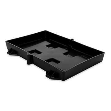 Camco Camper/RV Standard Battery Hold-Down Tray | Holds 24/24M Automotive Batteries | Fits Batteries Up to 11 1/8" L x 6 ¾" W x 8" H (55394)