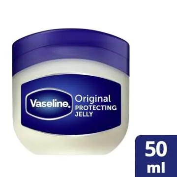 Vaseline Unscented Petroleum Jelly 50ml - Whole Body Moisturizer for Dry Skin, 1.69oz