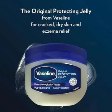 Vaseline Unscented Petroleum Jelly 50ml - Whole Body Moisturizer for Dry Skin, 1.69oz
