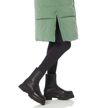 Amazon Essentials Women's Oversized Long Puffer Jacket (Available in Plus Size), Sage Green, Medium