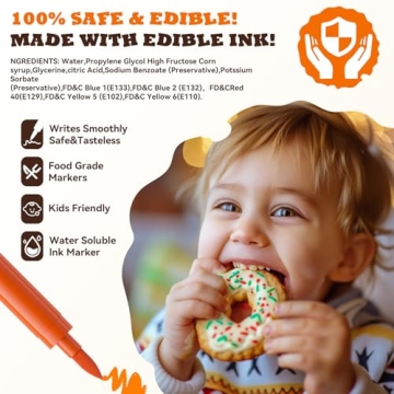 Jewem Edible Markers for Easy Cookie Decorating