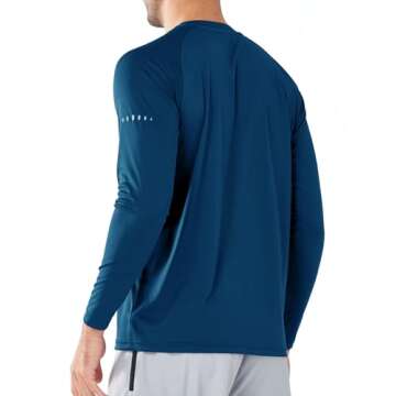 NORTHYARD Men's Sun Protection UPF 50+ Shirts Long Sleeve Running Workout Athletic Gym Shirt UV Swim...