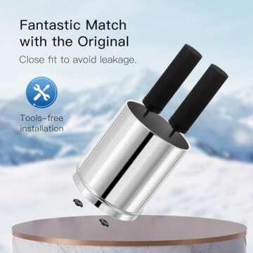 FACHIOO 2.25G Gravity-Fed Water Filter NSF Certified