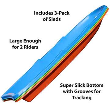 Flexible Flyer Lightning Snow Sleds for Everyone