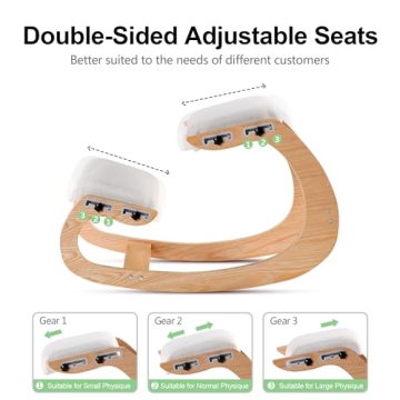 MallVitally Adjustable Kneeling Chair for Improved Posture
