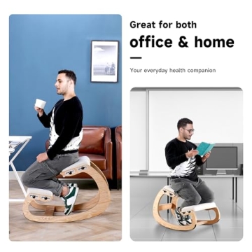 MallVitally Adjustable Kneeling Chair for Improved Posture