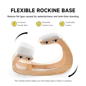 MallVitally Adjustable Kneeling Chair for Improved Posture