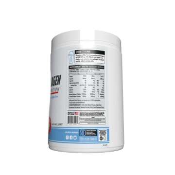 EHP Labs Aqua Hydrolyzed Collagen Peptides Powder - 10g of Protein per Serving, Hydration & Gut Health Support, Grass Fed Pasture-Raised Bovine Collagen, Type I & III, 24 Servings (Raspberry Refresh)