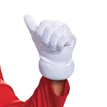 Disguise Mens Mario Costume, Official Super And Hat Adult Sized, Mario, XL 42-46 US