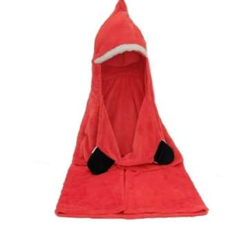 Pillowfort Santa Hooded Blanket for Cozy Comfort
