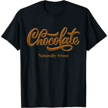 Chocolate Naturally Sweet Proud Black Woman Tee