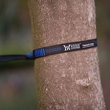 Winner Outfitters Double Camping Hammock - Lightweight Nylon Portable Hammock, Best Parachute Double Hammock for Backpacking, Camping, Travel, Beach, Yard. 118"(L) x 78"(W), Dark Green/Green Color