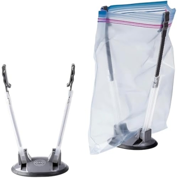 Freezer Bag Stands - Hands-Free Kitchen Solution for Meal Prep