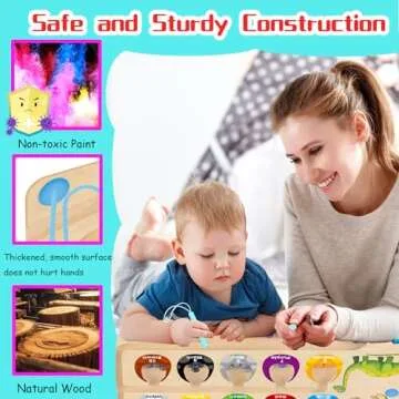 MINGKISI Dinosaur Montessori Toys for Kids 3-5