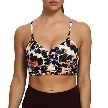 Aoxjox Women's Convertible Sports Bra Yoga Fitness Support