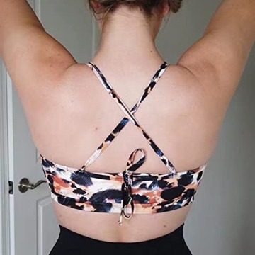 Aoxjox Women's Convertible Sports Bra Yoga Fitness Support
