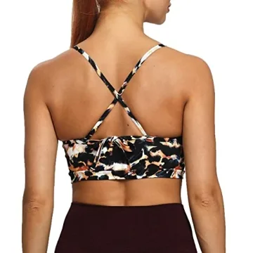 Aoxjox Women's Convertible Sports Bra Yoga Fitness Support