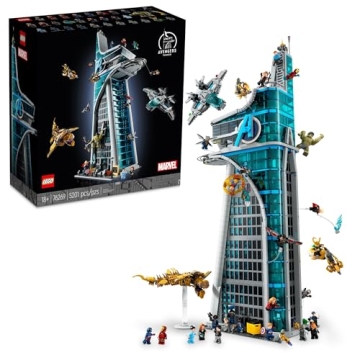 LEGO Marvel Avengers Tower Building Kit - 31 Figures & Scenes