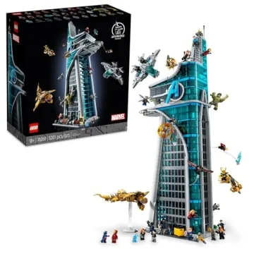 LEGO Marvel Avengers Tower Building Kit - 31 Figures & Scenes
