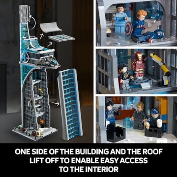 LEGO Marvel Avengers Tower Building Kit for Adults and Kids