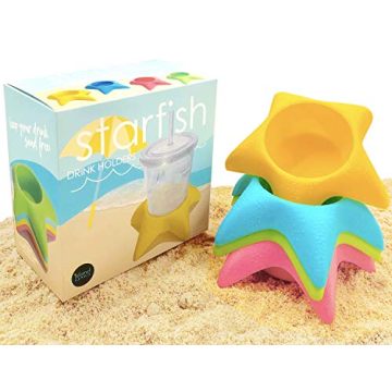 Island Genius Starfish Cup Holders for Beach Lovers