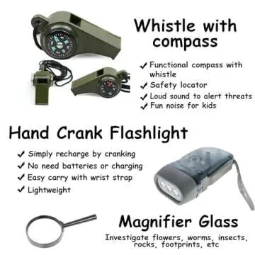 Outdoor Adventure Set for Kids with Walkie-Talkies and Binoculars