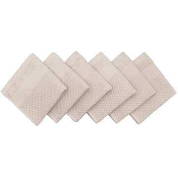 Mia'sDream Cotton Dish Cloths Dish Rags Waffle Weave Kitchen Towel, Soft and Absorbent Dish Towels H...