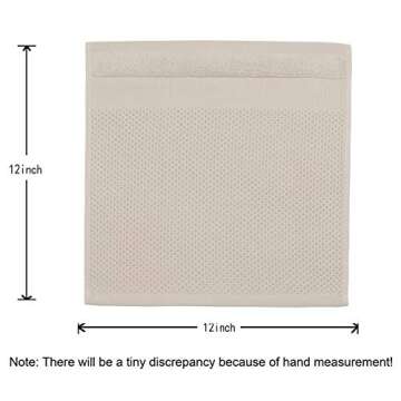 Mia'sDream Cotton Dish Cloths - Soft, Absorbent & Eco-Friendly