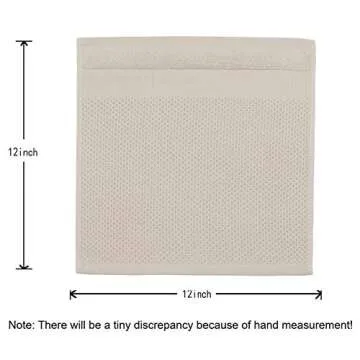 Mia'sDream Cotton Dish Cloths - Soft, Absorbent & Eco-Friendly