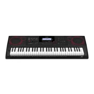 Casio CT-X3000 61-Key Keyboard Bundle with Adjustable Stand, Bench, Sustain Pedal, Online Lessons, Instructional DVD, and Austin Bazaar Polishing Cloth