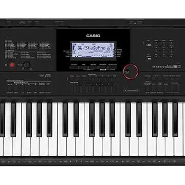 Casio CT-X3000 61-Key Keyboard Bundle with Adjustable Stand, Bench, Sustain Pedal, Online Lessons, Instructional DVD, and Austin Bazaar Polishing Cloth