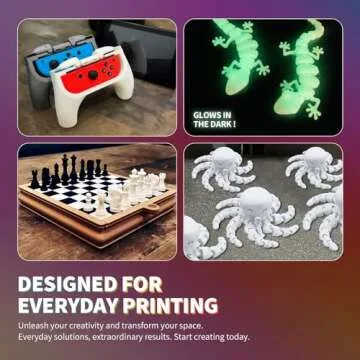 OVERTURE 1.75mm PLA Filament - Clog-Free & Eco-Friendly