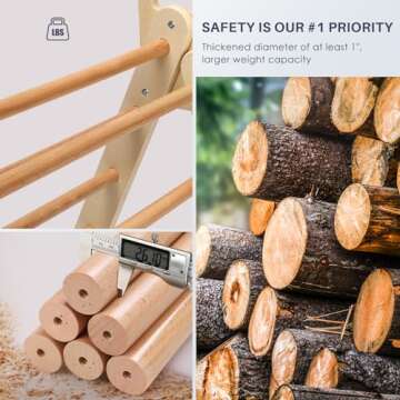 Flodable Triangle Ladder Climbing Toy for Toddlers 1-3, Montessori Toy Indoor Playground Climbing Gym for Toddlers Kids Triangle Climbing Toys Learning Toys for Pre-Kids