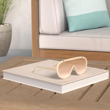 FEISEDY Oversized Round Sunglasses UV400 Stylish Shades