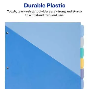 Avery Write & Erase Tab Dividers for 3 Ring Binders