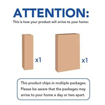 FLEXISPOT Manual Height Adjustable Standing Desk with 55 x 28 inches Tabletop Stand up Desk Frame and Desktop Workstation (Gray Frame +55 inch Mahogany Top)