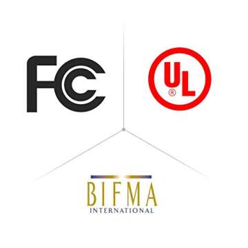 FLEXISPOT Manual Height Adjustable Standing Desk with 55 x 28 inches Tabletop Stand up Desk Frame and Desktop Workstation (Gray Frame +55 inch Mahogany Top)