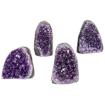 Crocon Amethyst Cluster Deep Purple Crystals Perfect for Gifts