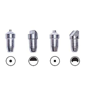 Timewheel TWJAXA2 Waterproof Watch Screw Case Back Opener Wrench Tool for Large Watch with 4 Sets of Pins