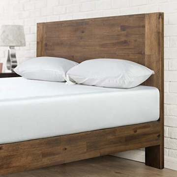 ZINUS Tonja Wood Platform Bed Frame with Headboard