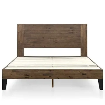 ZINUS Tonja Wood Platform Bed Frame with Headboard