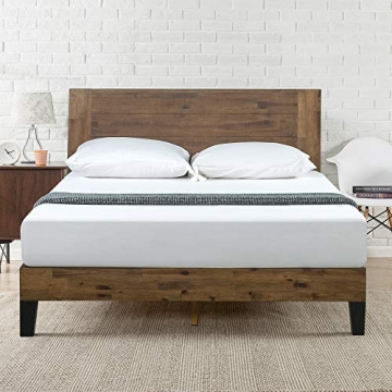 ZINUS Tonja Wood Platform Bed Frame with Headboard