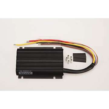 REDARC 25A in-Vehicle DC to DC Charger with MPPT — Dual Input for Solar & Alternator Charging, Green Power Priority - 12 or 24V Battery Charger Suitable with AGM, Gel, Lithium LiFePO4 Batteries