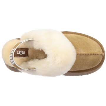 UGG Women's Funkette Slipper, Chestnut, 09