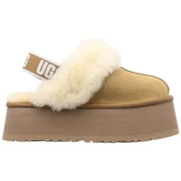 UGG Women's Funkette Slipper, Chestnut, 09