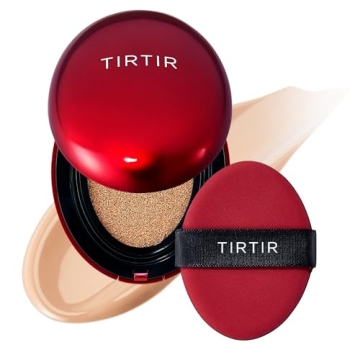 TIRTIR Mask Fit Red Cushion Foundation | Full Coverage, Weighless, Skin Fit, Satin Glow Finish, Kore...