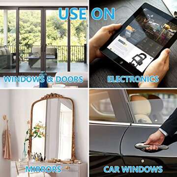 Zinshine Glass Cleaner Spray No Ammonia for Cars, Window & Mirror, Streak Free, Blue, 19 Oz