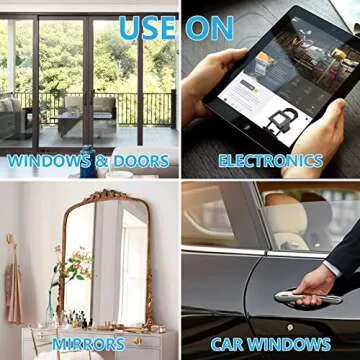 Zinshine Glass Cleaner Spray - Streak Free, Ammonia Free