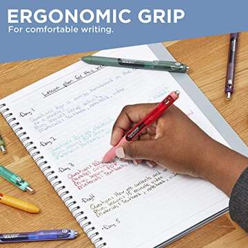 Paper Mate InkJoy Gel Pens, Medium Point, Pure Blue, 12 Count